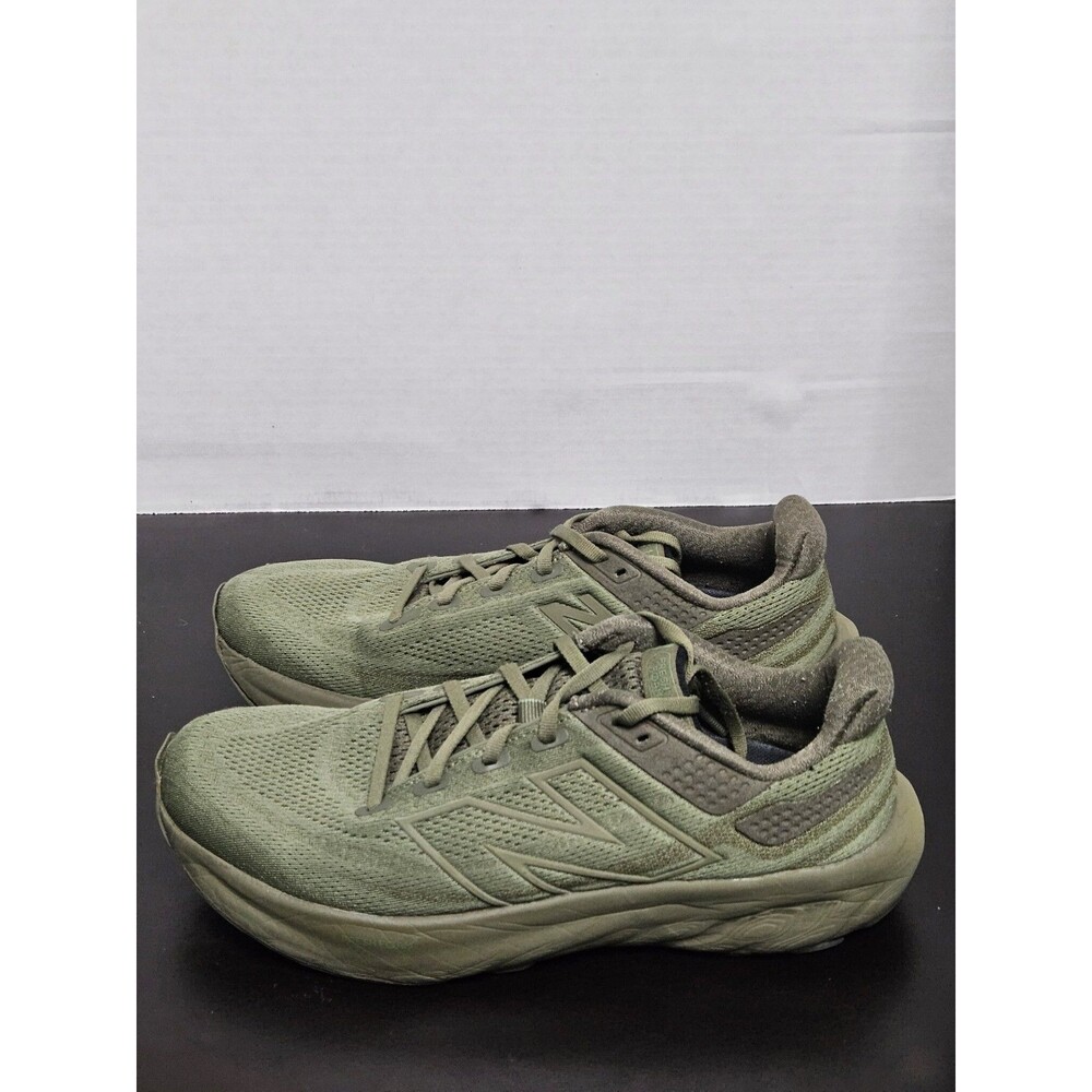 Sz 9 - New Balance Fresh Foam X 1080 V13 Running Shoes Mens Green Camo/Olivine